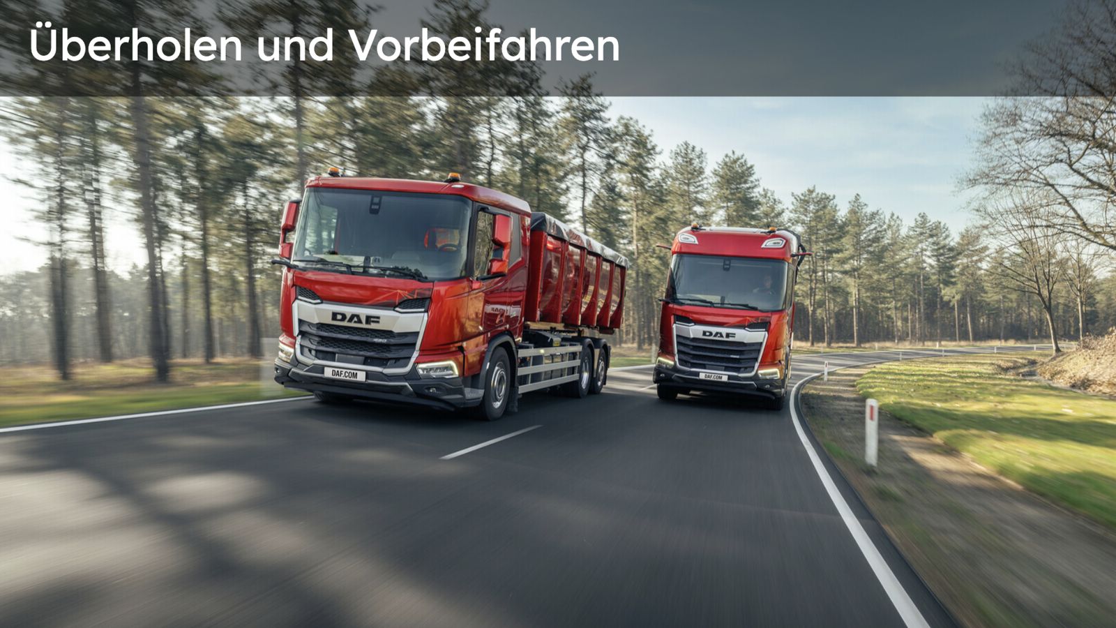 Folie aus YOU-TEACH Klasse C: Überholen und Vorbeifahren